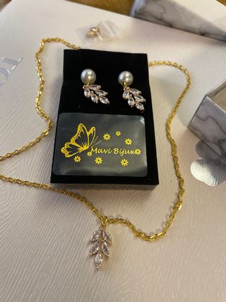 Novias -15 Años. Conjunto Joyas chapado OFERTA