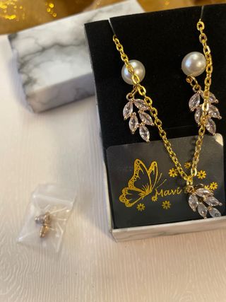 Novias -15 Años. Conjunto Joyas chapado OFERTA