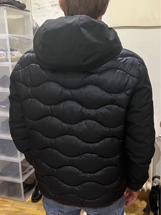 Cazadora Blauer negra - Pluma