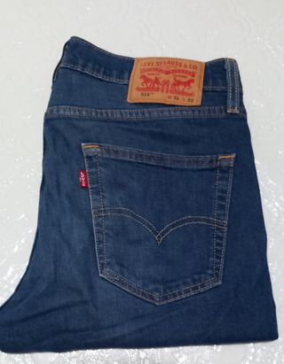 Jeans Levi's Uomo tg 44 modello 514 blu scuro
