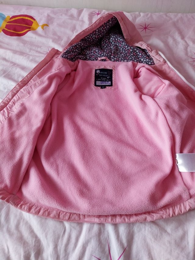 Cazadora rosa niña talla 8