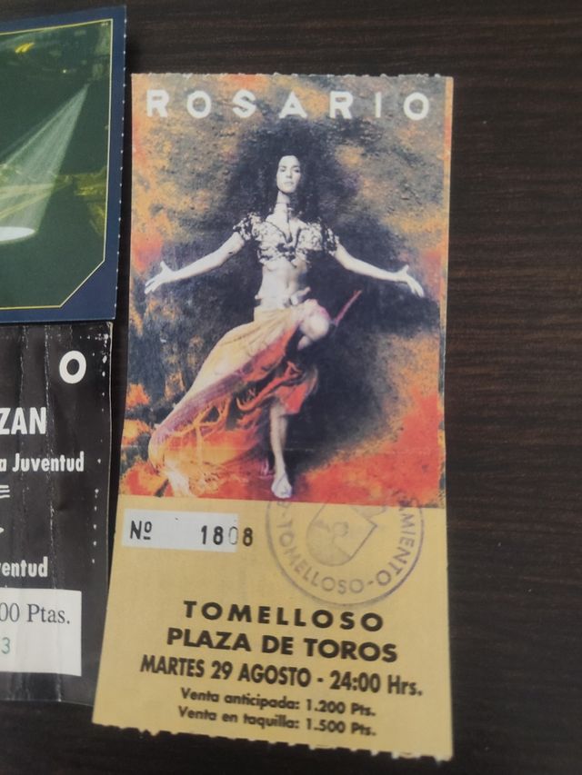 Lote entradas años 90