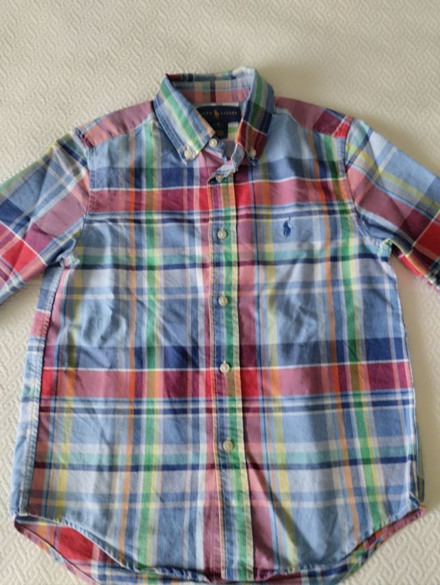 Camisa Ralph Lauren Niño Talla 6. SOLO ENVÍO