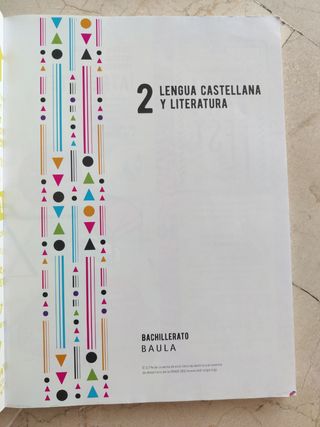Lengua castellana i literatura 2o bachillerat