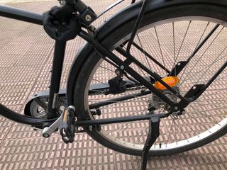 Bicicleta paseo retro negra