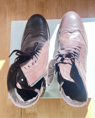 Botas hombre en piel Mustang