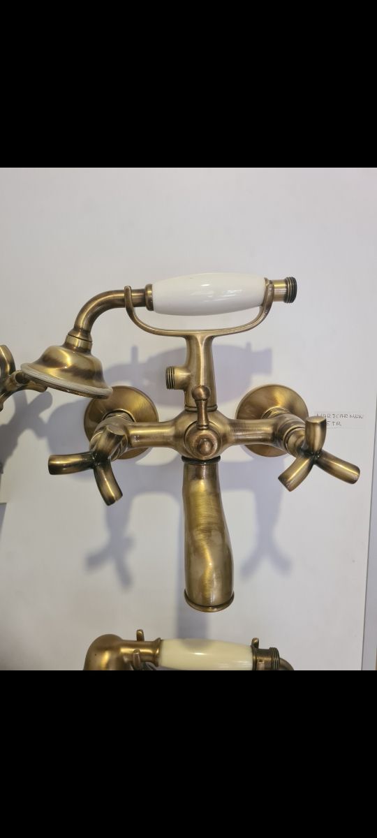 Grifería baño-ducha latón antiguo