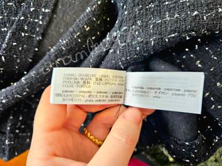 Falda pantalón Zara negra cinturon L