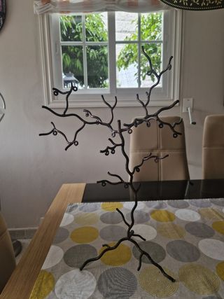 Expositor pendientes metal