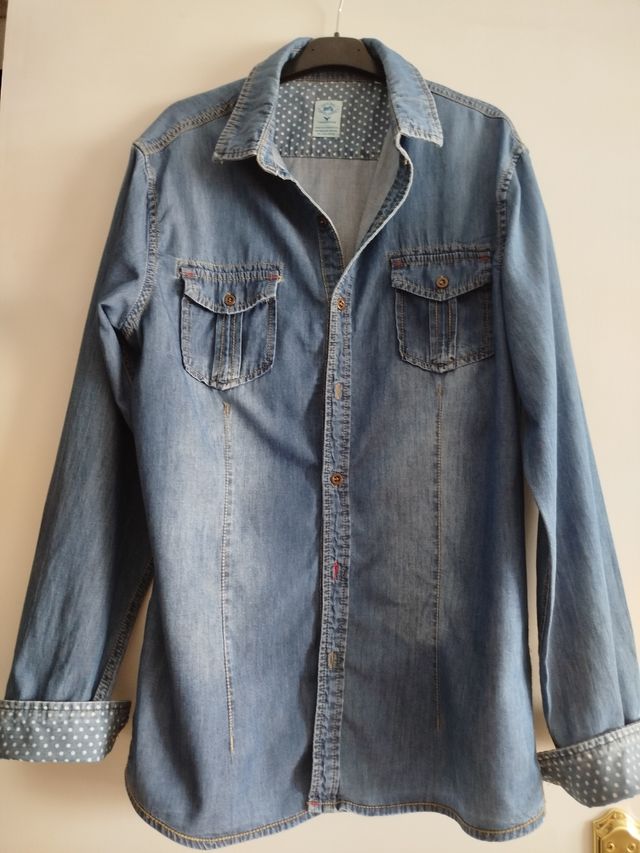 Camisa vaquera hombre.