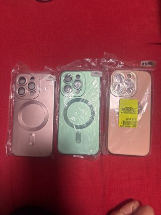 Fundas iPhone 14 Pro - 3 unidades