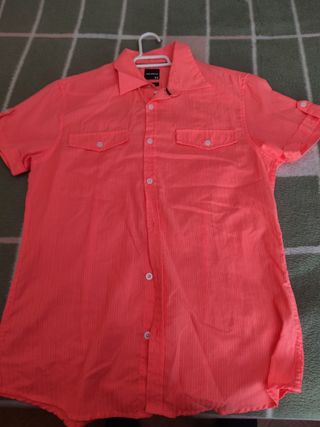 Camisa manga corta naranja