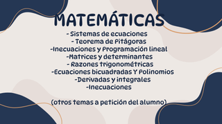 PROFESOR CLASES DE REPASO QUÍMICA MATES, BCN y TGN