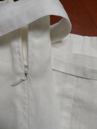 Falda blanca larga - hilo