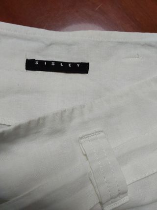 Falda blanca larga - hilo