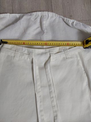 Falda blanca larga - hilo