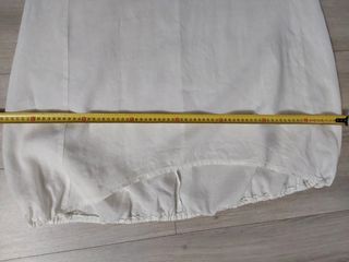 Falda blanca larga - hilo