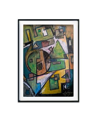 Cuadros abstractos de D. Castiñeyra nuevos