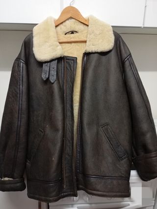 CAZADORA BOMBER TIPO AVIADOR 
