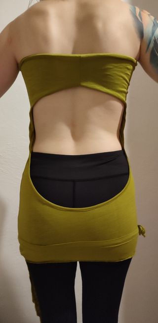 Vestido/camiseta asimétrica 