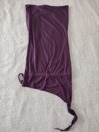 Vestido/camiseta asimétrica 