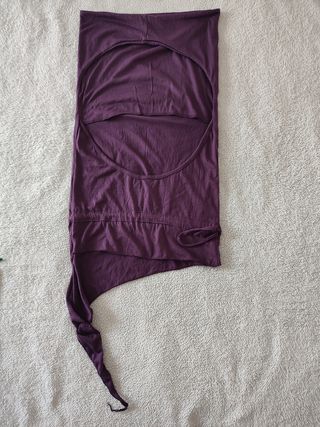 Vestido/camiseta asimétrica 