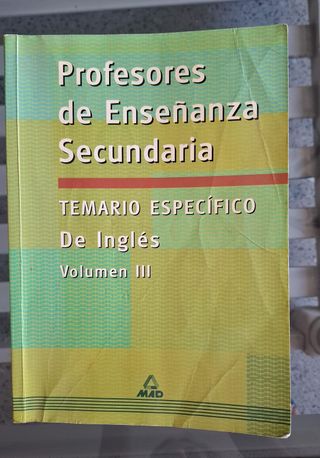 Temario Específico De Inglés