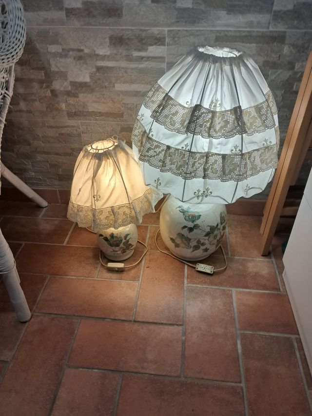 Set 2 lampade vintage
