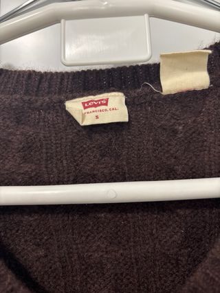 Levis jersey marron lana