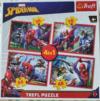 Puzzle Spiderman 4x1 Trefl