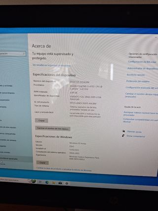 Pc ordenador hp