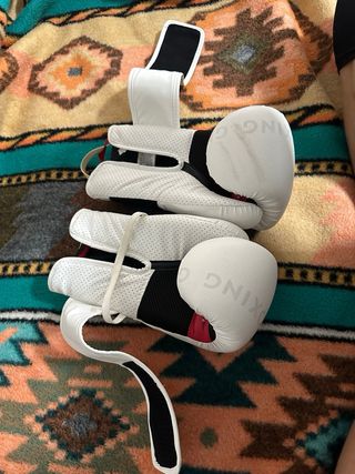 Guantes boxeo ERGO - blancos