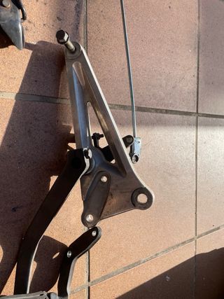 Estriberas y palanca freno derecha moto para Honda