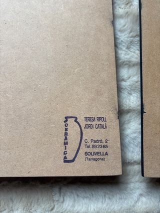 2 Cuadros Cerámica Teresa Ripoll