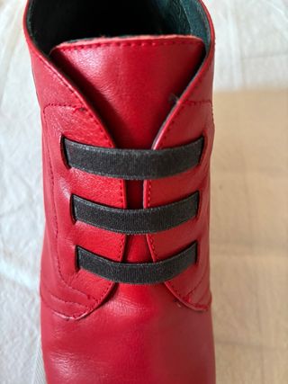 Botines Piel Rojos