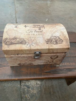 2 bauli in cartone vintage