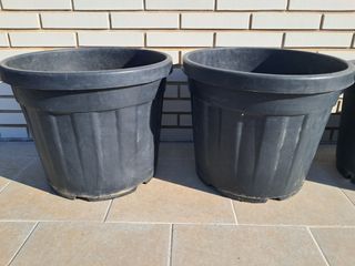 Lote de macetas grandes varios tamaños