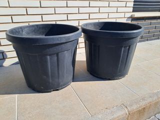 Lote de macetas grandes varios tamaños