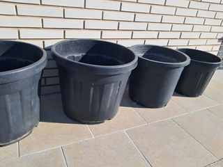 Lote de macetas grandes varios tamaños
