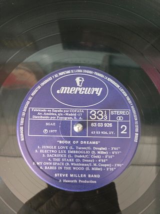 Vinilo Steve Miller Band - Book of Dreams