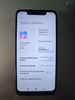 Xiaomi Pocophone F1 - Negro