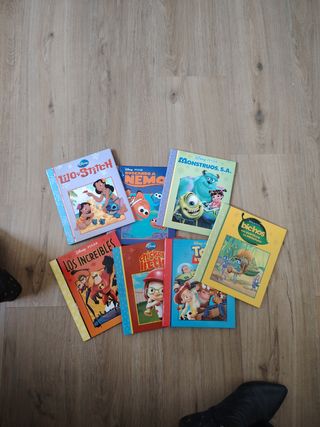 BIBLIOTECA 7 LIBROS DISNEY PIXAR