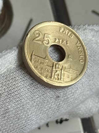 Variante Canto ancho 25 pesetas 1993