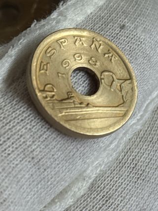 Variante Canto ancho 25 pesetas 1993