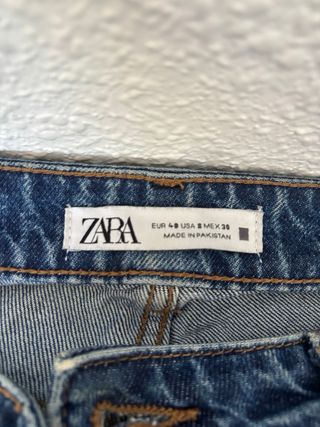 Vaqueros Zara - Azul - Talla L