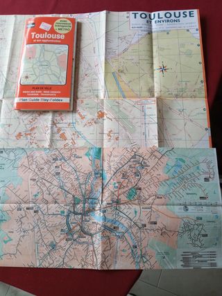 Mapa turístico Toulouse