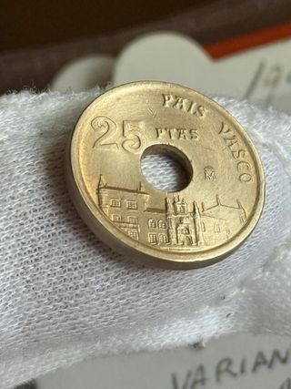 Variante canto abcho 25 Ptas España 1993