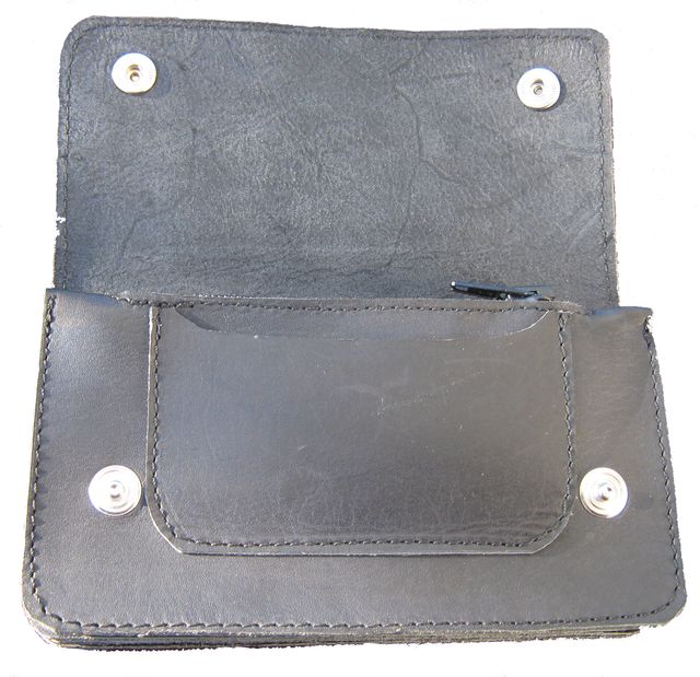 Portafoglio Bikers motociclista pelle orizzontale