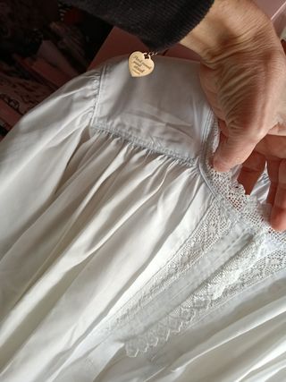 Camicia sarda bianca in cotone