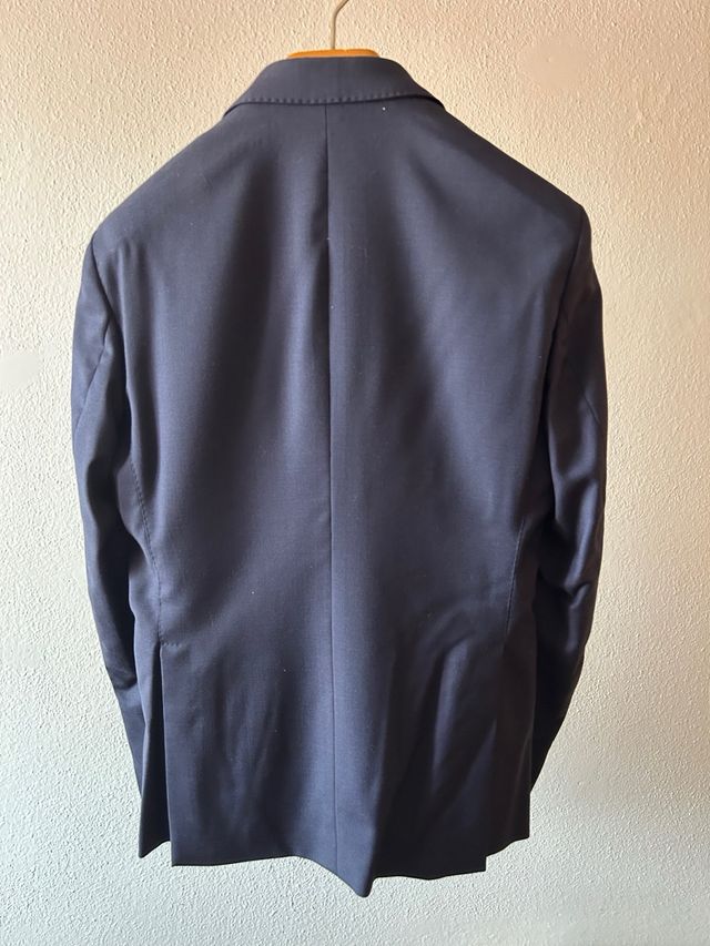 Americana Massimo Dutti azul marino talla 48 (M)